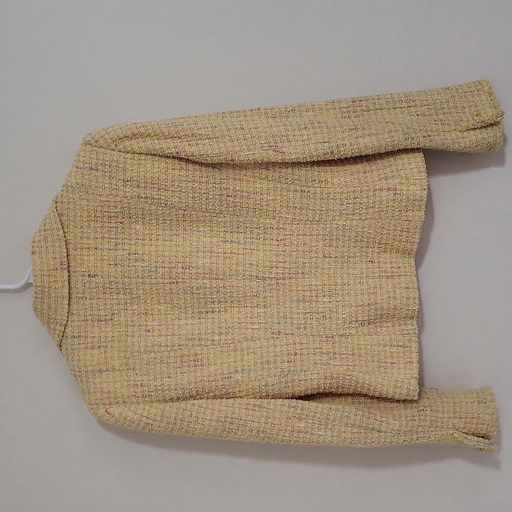 Talbots Cream Tweed Jacket & Skirt Set - Picture 9 of 13